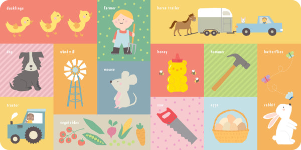 Chunky Ribbon Tabbed Board Book - First 200 Words