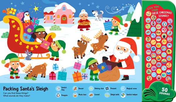 Look & Find - 50-Button Mega Sound Book - Christmas
