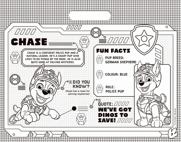 PAW Patrol The Dino Movie - Giant Activity Pad