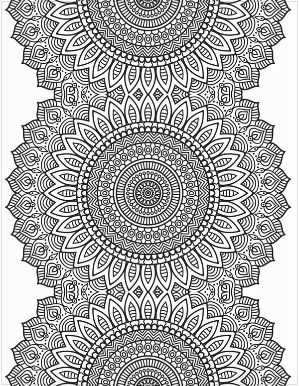 Mandala - Deluxe Adult Colouring, Greeting Cards & Gift Tags
