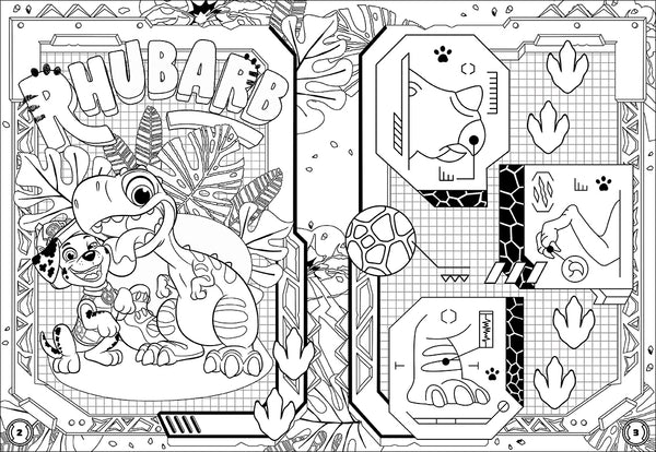 PAW Patrol The Dino Movie - 32pp Colouring Book