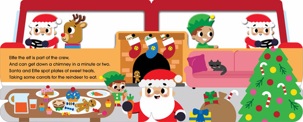 Mini Me - Shaped Board Book - Santa's Sleigh Ride