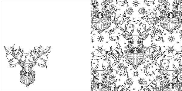 Christmas Colouring Book - Holly Jolly
