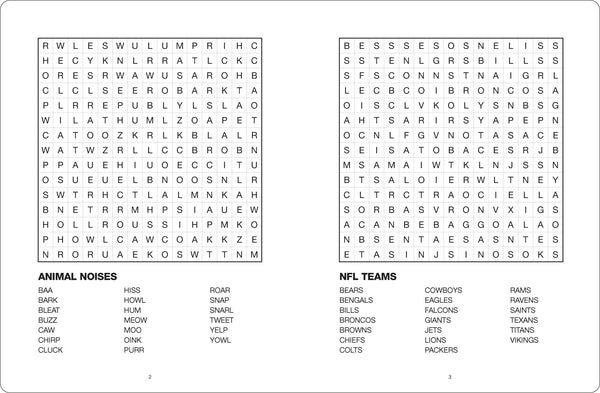 Large Print Puzzle Book - Word Search - Orange