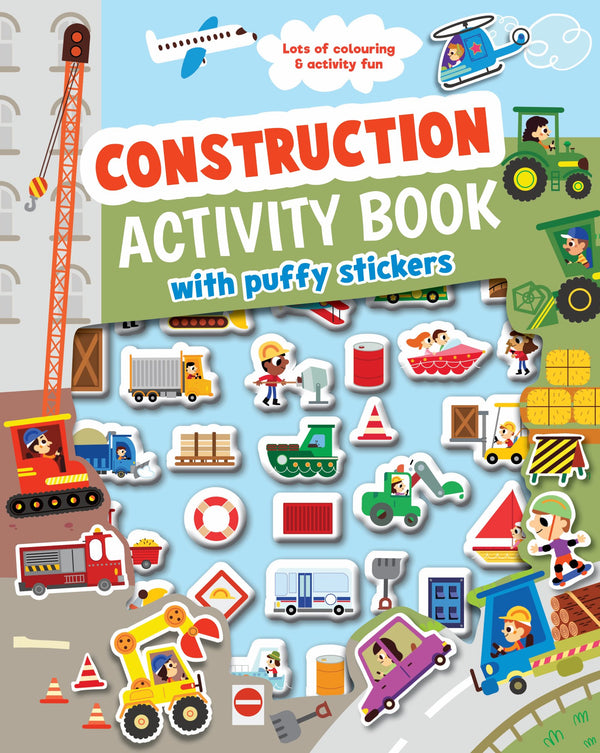 Puffy Sticker Book - Construction