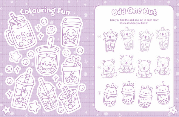 Bubble Tea - Metallic Bubble Sticker Activity Book