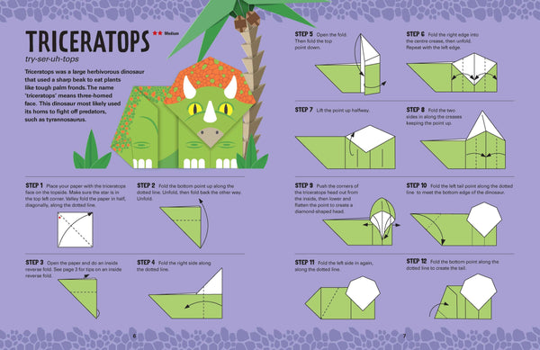 Make This! - Activity Book - Dinosaurs Origami
