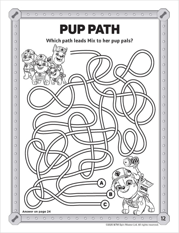 PAW Patrol - Activity Pad - Rubble & Crew