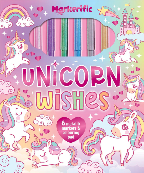 Markerific - Activity Folder - Unicorn Wishes