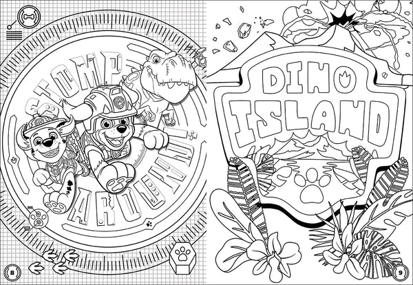 PAW Patrol The Dino Movie - 32pp Colouring Book