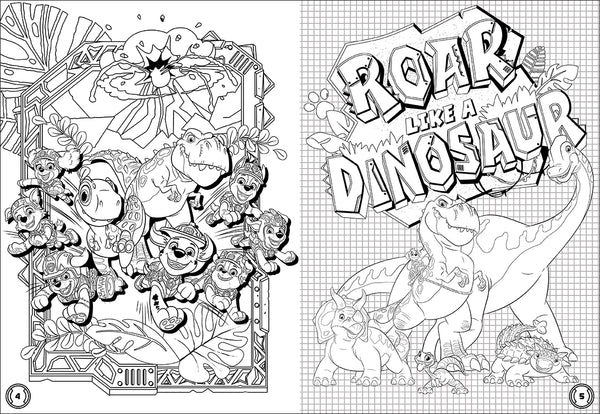 PAW Patrol The Dino Movie - 32pp Colouring Book