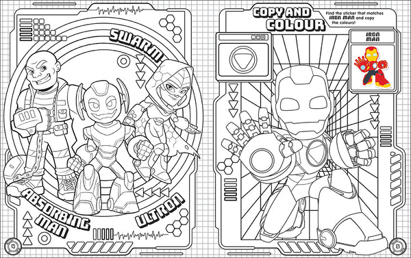 Iron Man and His Awesome Friends - Ultimate Sticker Book