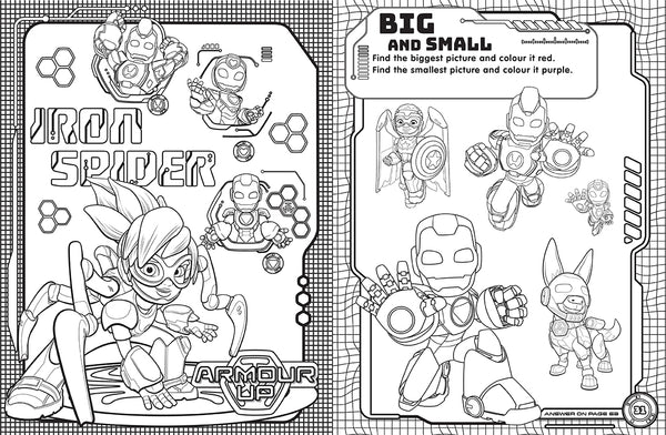 Iron Man and His Awesome Friends - Mega Colouring Book