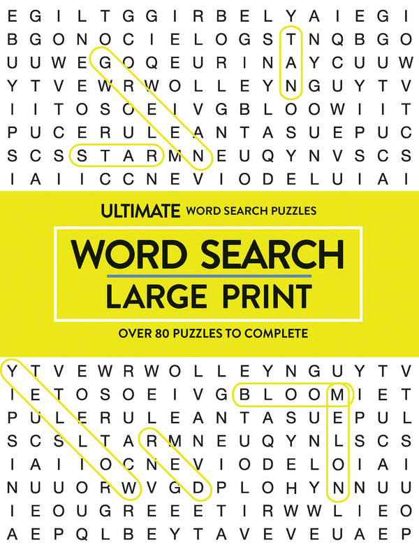 Large Print Puzzle Book - Word Search