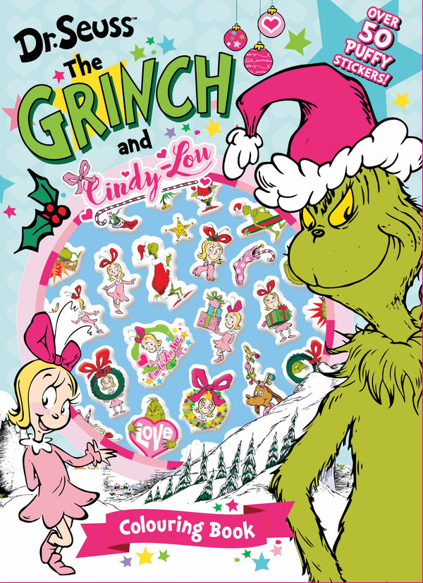 Dr Seuss - Puffy Sticker Book - The Grinch & Cindy-Lou