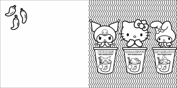 Hello Kitty and Friends - Hello, K-Pop! Cosy Colouring Book