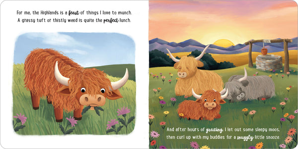 Story Time - Padded Board Book - I Love Being a Highland Cow