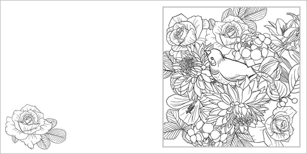 Happy Thoughts - Breathe & Bloom Colouring Book