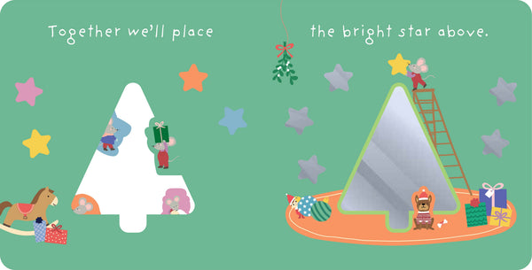 Graduating Mirror Board Book - Under the Christmas Tree