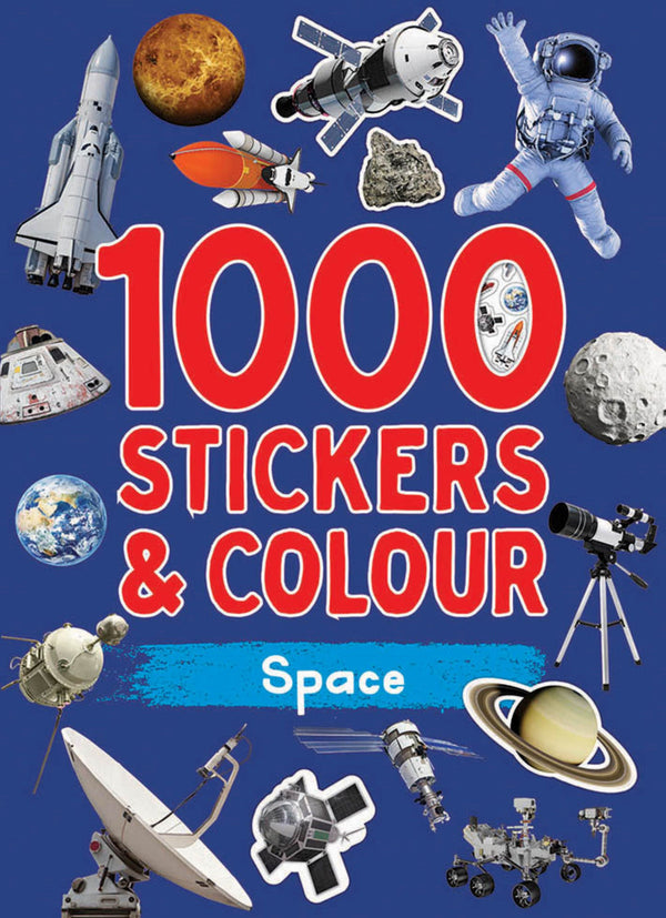 1000 Stickers & Colour - Space